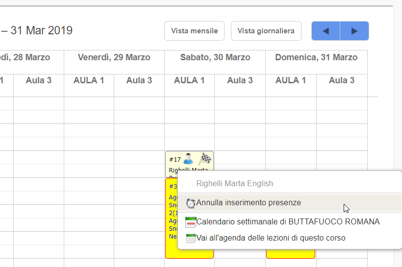 Registro presenze per elaborazione LUL – STUDIO ASSENTI